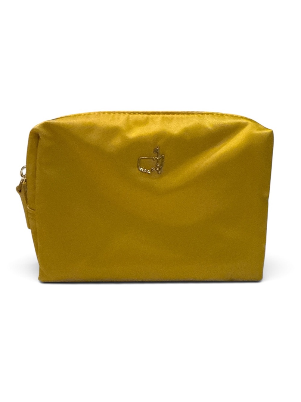 NWOT Masters Women’s Mustard Yellow Cosmetic Bag Pouch